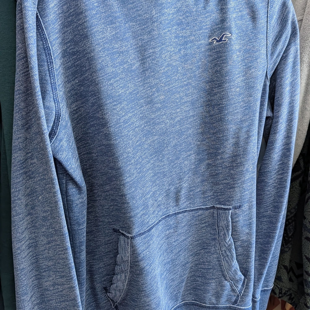 Hollister Heathered Blue Sweatshirt